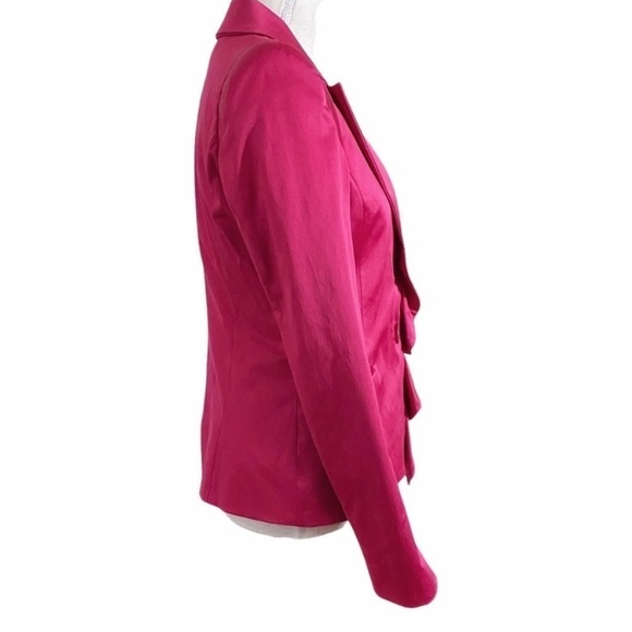Rinascimento Fuchsia Ruffled Blazer - Picture 14 of 16